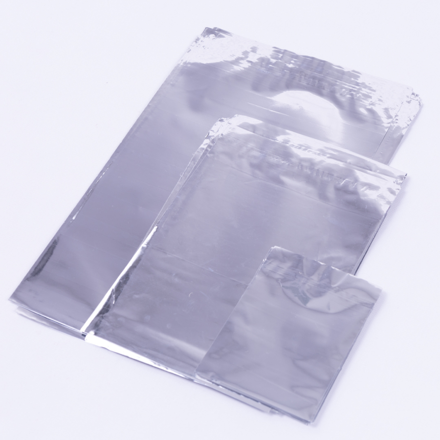 Metalize poşet 100lü, gümüş / 20x25 cm (1 adet) - 1