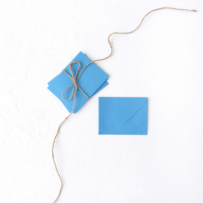 Minik zarf, 7x9 cm / 10 adet (Koyu Mavi) - 1