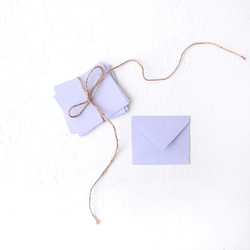 Minik zarf, 7x9 cm / 10 adet (Lila) - Bimotif