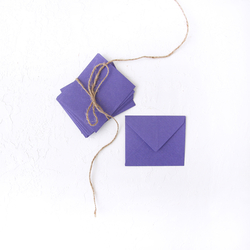 Minik zarf, 7x9 cm / 10 adet (Mor) - Bimotif