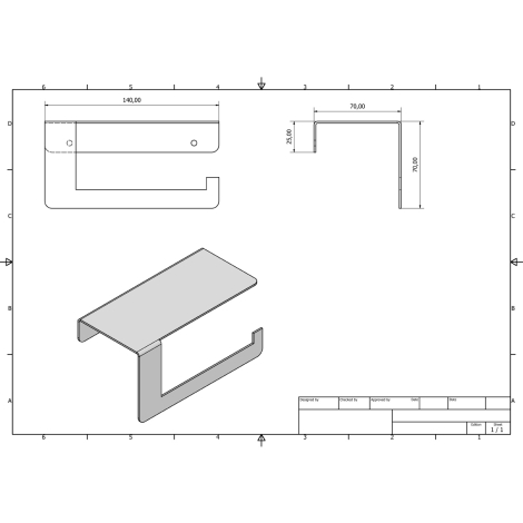 Modern tasarımlı metal banyo tuvalet kağıdı askılığı - 3