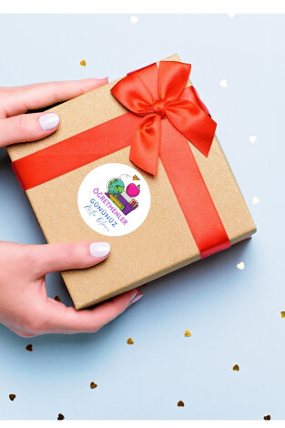 Öğretmenler Günü sticker seti, 4x4 cm, 300 adet (20 Sayfa) - 3