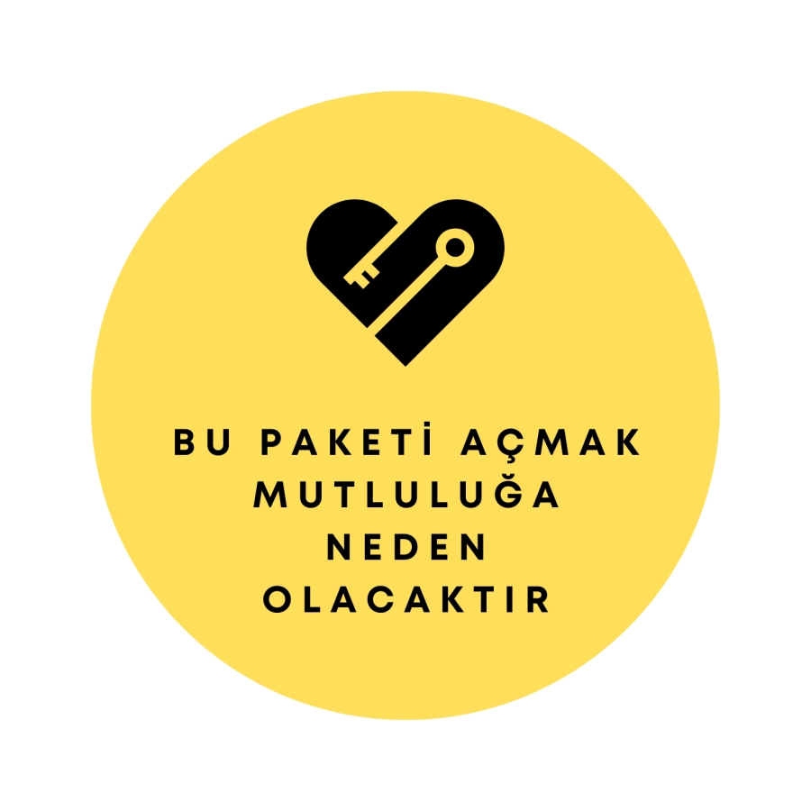 Paketlemeye özel 350 adet sticker, Bu paketi açmak mutluluğa neden olacaktır - 2