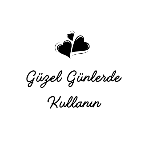 Paketlemeye özel 700 adet sticker, Güzel günlerde kullanın, kalpli - Bimotif (1)