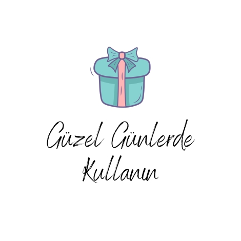 Paketlemeye özel 700 adet sticker, Güzel günlerde kullanın, italic - Bimotif (1)