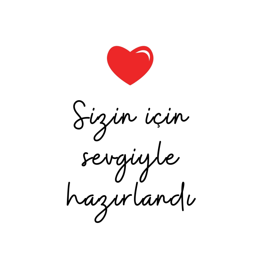 Paketlemeye özel 525 adet sticker, Sizin için sevgiyle hazırlandı - 3