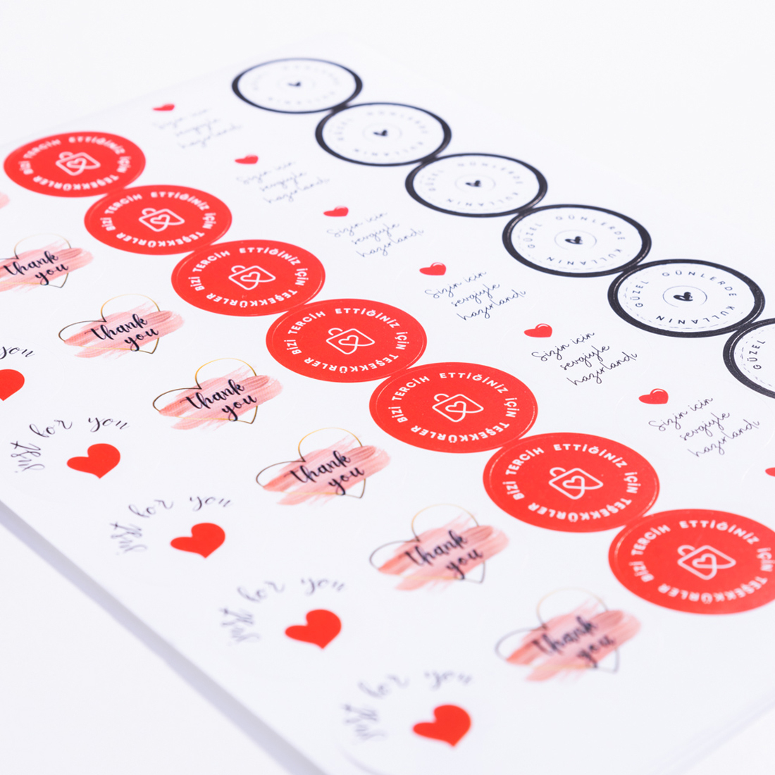 Paketlemeye Özel 700 Adet Sticker, Karışık