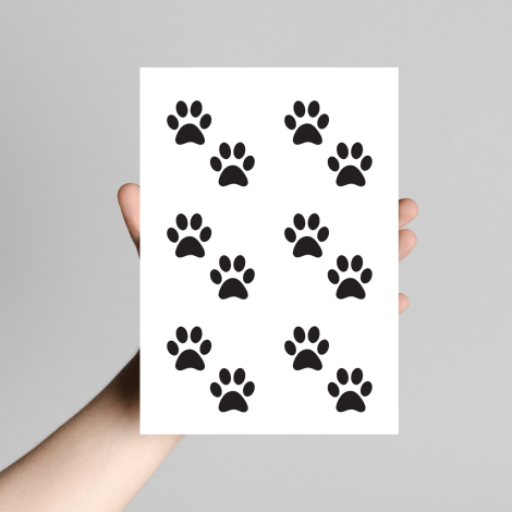 Pati sticker seti, 20 adet (1 sayfa) - Bimotif