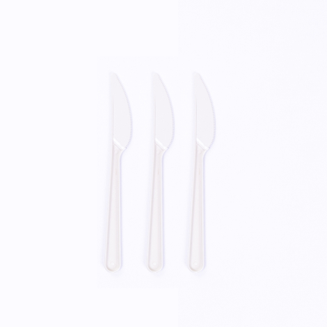 Plastik Kullan At 25li Bıçak, Beyaz / 5 adet - Bimotif