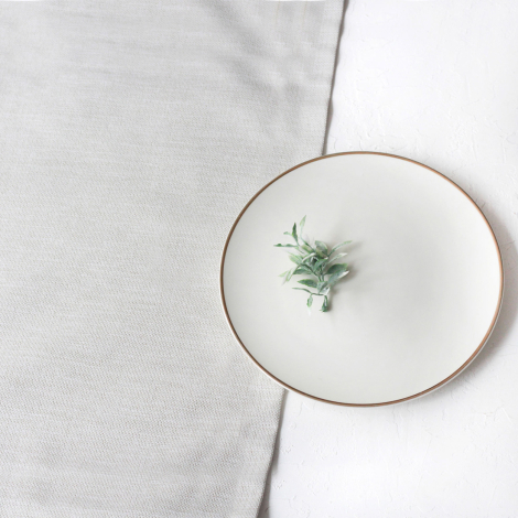 Poly-keten runner, natürel / 45x150 cm - Bimotif (1)