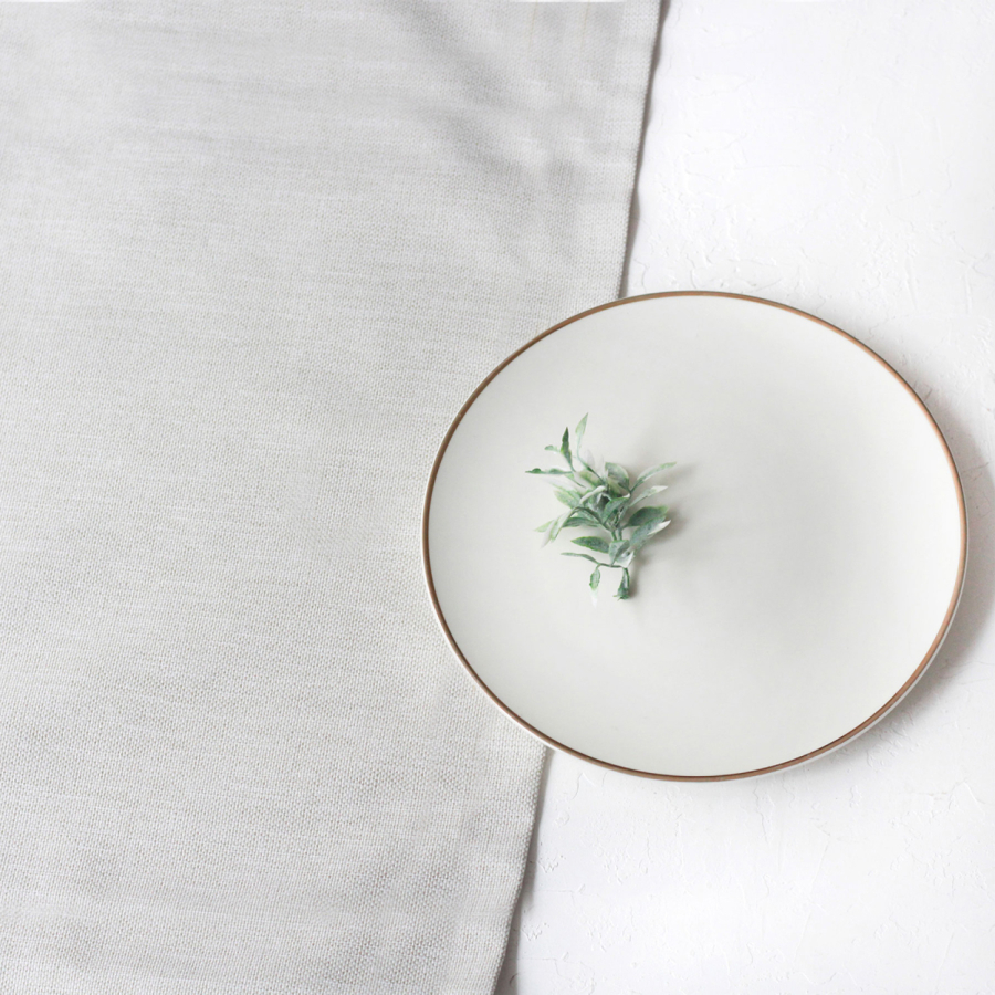 Poly-keten runner, natürel / 45x150 cm - 2