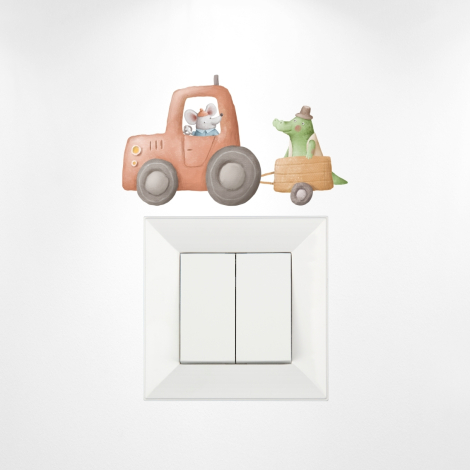 Priz sticker 10x15 cm, Timsah - Bimotif