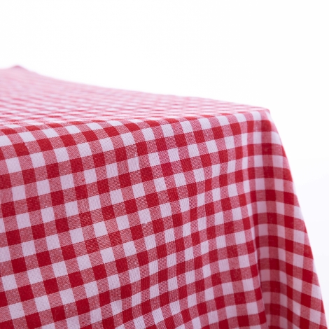 Zephyr fabric teacher tablecloth with elastic, 140x100 cm / Red - 3