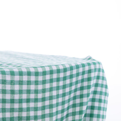 25 rubberized desk covers, 1 teacher tablecloth, Green - 3