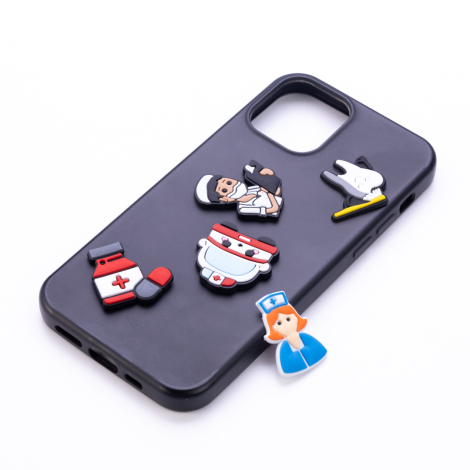 Adhesive phone case back ornament, dentist - Bimotif