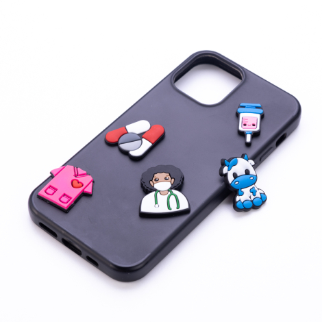 Adhesive phone case back ornament, vet - Bimotif