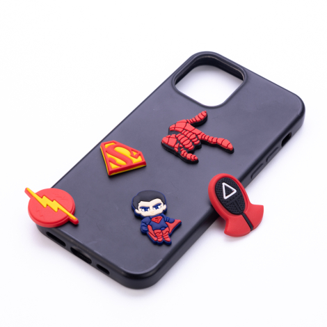 Adhesive phone case back ornament, spiderman - Bimotif