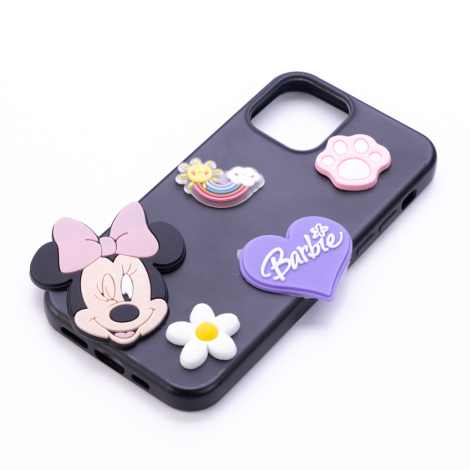 Adhesive phone case back ornament, girl mickey mouse - Bimotif
