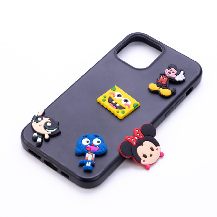 Adhesive phone case back ornament, sponge bob - 1