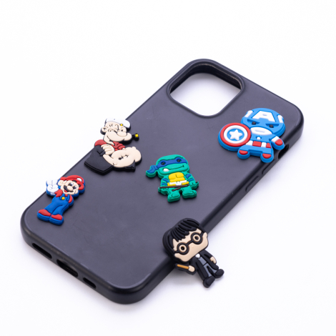 Adhesive phone case back ornament, superheroes - Bimotif