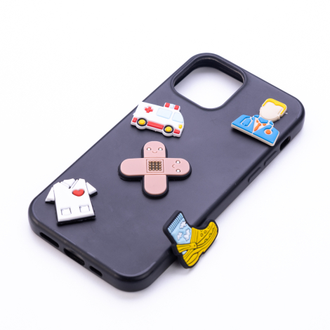Adhesive phone case back decoration, ambulance - Bimotif