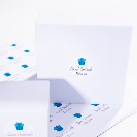 Set of stickers with the inscription Have a nice day, italic, 35 pieces - 4