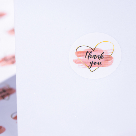 35 pcs stickers special for packaging, Thank you - Bimotif
