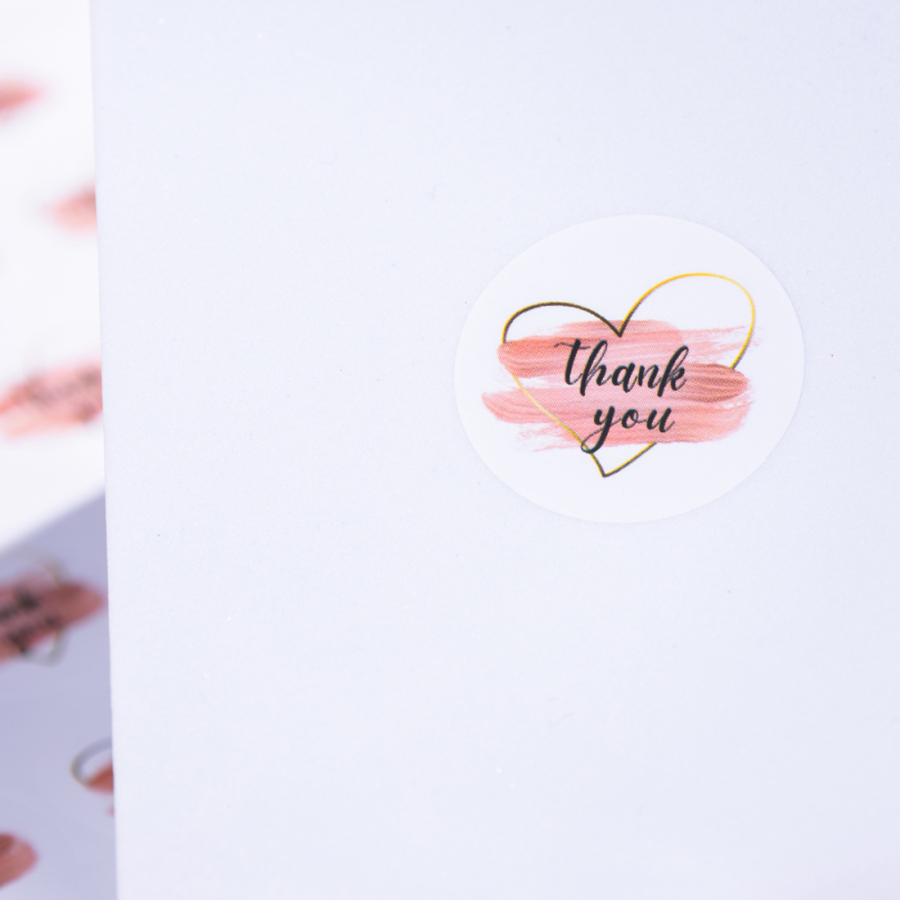 35 pcs stickers special for packaging, Thank you - 1
