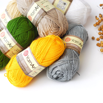 YarnArt Embroidery Flush, autumn / 439 / Yellow - 2