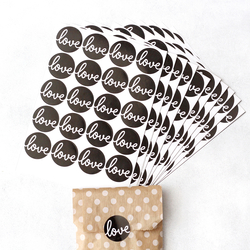 Sticker, love, 3.2 cm / 10 pages - Bimotif