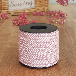 Light pink cord, 4 mm / 15 metres - Bimotif