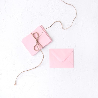 Small envelope, 7x9 cm / 10 pcs (Light Pink) - 1