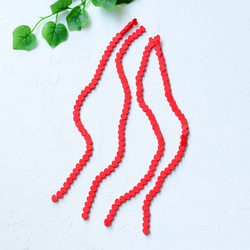 Fimo string of beads, heart - Bimotif