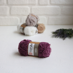 YarnArt Mink color hand knitting Flush, 338 - Bimotif