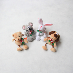 Cute plush keychain, rabbit - Bimotif (1)