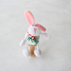 Cute plush keychain, rabbit - Bimotif