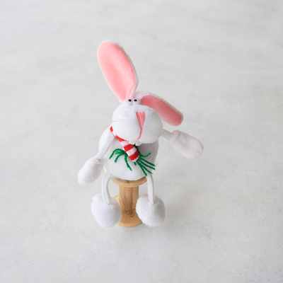Cute plush keychain, rabbit - 1