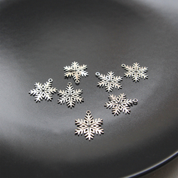 Silver jewellery, accessories in the form of snowflakes - Bimotif
