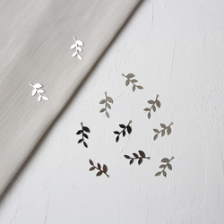 Silver jewellery, accessories in the form of leaves - Bimotif
