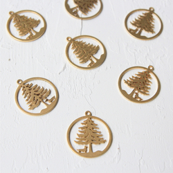 Tree and dog figured gold jewellery, accessories - 3