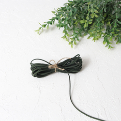 Green suede rope, 3 mm / 5 metres - Bimotif