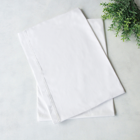 Lacy pillowcase set, 50x70 cm / white - 2