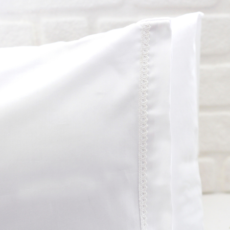 Lacy pillowcase set, 50x70 cm / white - 4