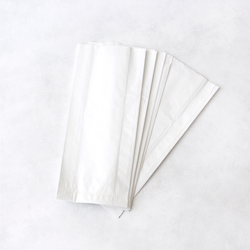 White paper bag / 11x27 (10 pcs) - Bimotif (1)
