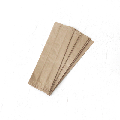 Kraft paper bag / 8x27 (10 pcs) - 2