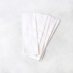 White paper bag / 8x27 (10 pcs) - Bimotif (1)