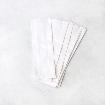 White paper bag / 8x27 (10 pcs) - 2