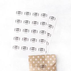 Transparent sticker, home made, 3.2 cm / 2 sheets - Bimotif (1)
