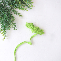 Pistachio green tiny pompom ribbon, 1 cm / 5 metres - Bimotif
