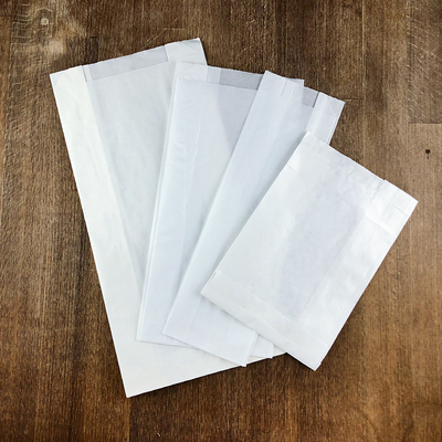 White paper bag / 12x20 (100 pcs) - 3